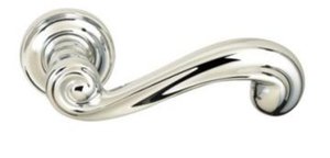 Omnia 55/55SD Single Dummy Lever with 2-3/16 Inch Rosette