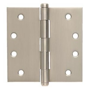 Ives S3P1020FRP 4 Inch x 4 Inch Steel Hinge with Square Corners (3 Pack)