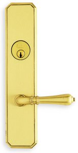 Omnia D11752A Single Cylinder Deadbolt Entry Set for 5-1/2 Inch Door Prep