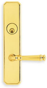 Omnia D11904A Single Cylinder Deadbolt Entry Set for 5-1/2 Inch Door Prep
