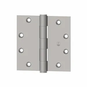 Hager 1191412 NRP 4-1/2" x 4-1/2" Full Mortise Five Knuckle Standard Weight Plain Bearing Hinge Non Removable Pin - * Not Returnable *
