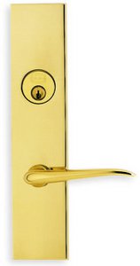 Omnia D12042AC Double Cylinder Deadbolt Entry Set for 5-1/2 Inch Door Prep