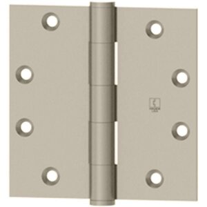 Hager 1279312 3-1/2" x 3-1/2" Full Mortise Five Knuckle Plain Bearing Standard Weight Hinge (Sold Each)