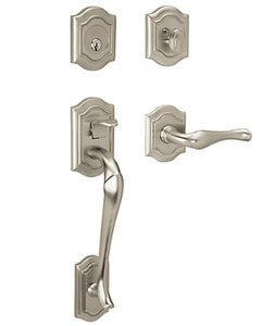 Baldwin 85327.RDBL Estate Bethpage Double Cylinder Handleset for Right Handed Doors