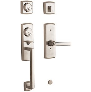 Baldwin 85385.2RH Estate Soho Single Cylinder Two Point Handleset for Right Handed Doors