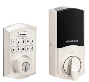 Kwikset HC620TRLZW700LR SMT Traditional Home Connect Keypad Smart Lock Deadbolt with Z-Wave 700 Long Range and SmartKey