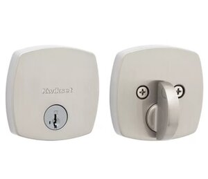 Kwikset 258 MDT SMT Midtown Contemporary Low Profile Single Cylinder Deadbolt with SmartKey