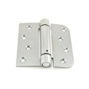 Hager 1754 4" x 4" Square by 5/8" Radius Corner Steel Full Mortise Residential Spring Hinge (Sold in Pairs) * Non-Returnable *