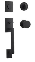 Baldwin FDLAJXCONCRR Reserve La Jolla Dummy Handleset with Contemporary Knob and Contemporary Round Rosette