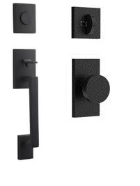 Baldwin FDLAJXCONCFR Reserve La Jolla Dummy Handleset with Contemporary Knob and Contemporary 5 Inch Rosette
