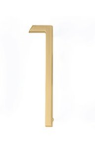 Emtek 2831 Modern 7 Inch Brass House Number "1"