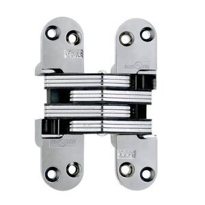 Soss 218IC 1-1/8" x 4-5/8" Heavy Duty Invisible Spring Hinge for 1-3/4" Doors