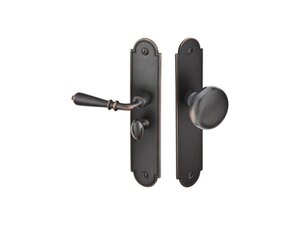 Emtek 2290 Arch Style Mortise Screen Door Lock - Right Handed