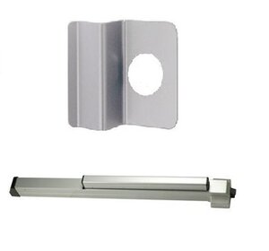 Von Duprin 22NL F-4 4 Foot Fire Rated Rim Exit Device with 210NL Night Latch Trim