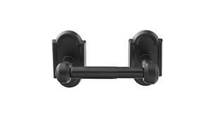 Emtek 2704 Tuscany Bronze Paper Holder - Spring Rod Style