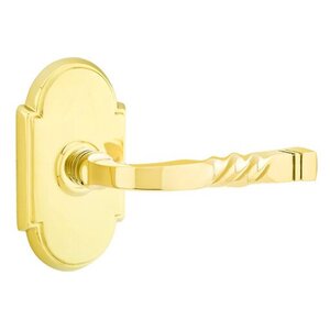 Emtek Santa Fe 8058 Single Dummy Lever with #8 Rosette for Left Handed Doors