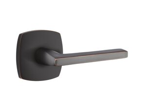 Emtek Helios 5316 Passage Leverset with Urban Modern Rosette for Right Handed Doors