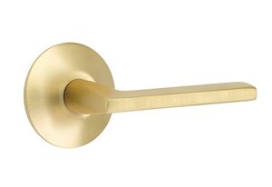 Emtek Helios 5207 Privacy Leverset with Modern Rosette for Right Handed Doors