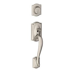 Schlage F92CAM Camelot Full Dummy Handleset