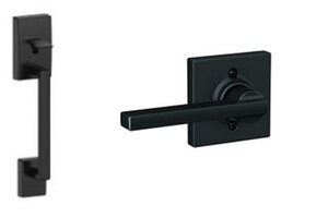 Schlage FE285 CEN/LATxCOL Century Lower Handleset with Latitude Lever &amp; Collins Rosette