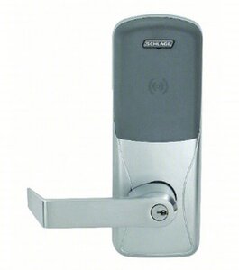 Schlage Electronic CO200CY70PRRHO Standalone Electronic Cylindrical Classroom / Storeroom Lock with Proximity Reader and Keypad and Rhodes Lever