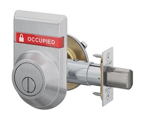 Schlage B572 OSOCC Commercial Restroom Indicator Deadbolt with Outside Occupied/Vacant Indicator