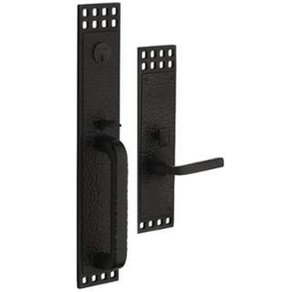 Baldwin 6944.LENT Estate Pasadena Single Cylinder Mortise Handleset for Left Handed Doors