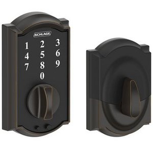 Schlage BE375 CAM Camelot Touch Screen Electronic Deadbolt