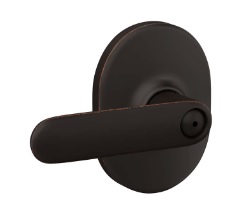 Schlage F40DAV/RMN Davlin Privacy Leverset with Remsen Decorative Rosette