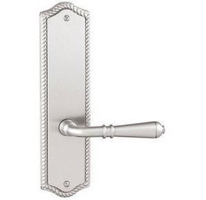 Emtek 7810 9-5/8 Inch Height Rope Sideplate Privacy Set