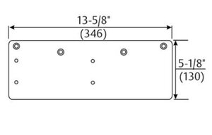 Norton 7788 Narrow Top Rail Drop Plate for 7500 Series