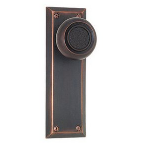 Emtek 8104 7-1/8 Inch Height Quincy Sideplate Passage Set