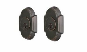 Emtek 8366 #8 Solid Brass Double Cylinder Deadbolt