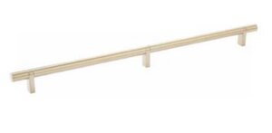 Emtek 84163 Select Rectangular Bar Stem Smooth Cabinet Pull 36 Inch Center-to-Center