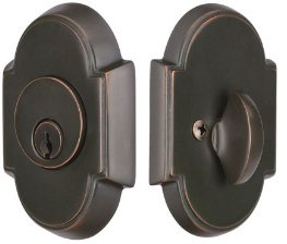 Emtek 8466 #8 Solid Brass Single Cylinder Deadbolt