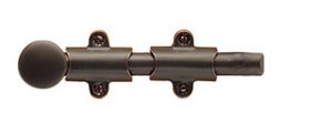 Emtek 8511 6 Inch Solid Brass Surface Bolt
