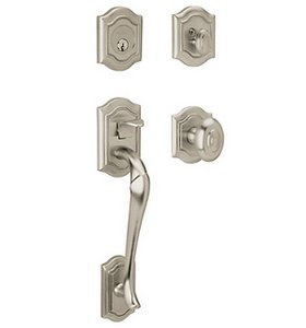 Baldwin 85327.DBLC Estate Bethpage Double Cylinder Handleset