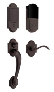 Baldwin 85358.LFD Estate Boulder Full Dummy Handleset for Left Handed Doors