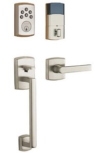 Baldwin 85386/8285ACRL Soho Keyless Entry Handleset