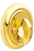 Emtek 8550 Brass Regular One Sided Deadbolt