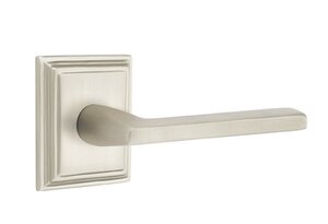 Emtek Helios 8561 Full Dummy Leverset with Wilshire Rosette