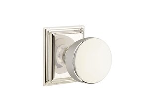 Emtek Laurent 8561 SD Single Dummy Knob with Wilshire Rosette