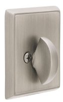 Emtek 8568 Brass Rectangular One Sided Deadbolt