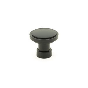 Emtek 86697 Brass Haydon Cabinet Knob 1-1/4 Inch Diameter
