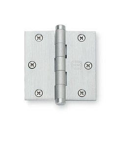 Omnia 985/35BTN 3-1/2 Inch x 3-1/2 Inch Mortise Hinge with Square Corners (Sold Each)