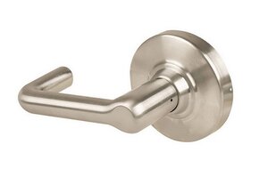 Schlage ND25D-TLR Tubular Exit Door Lever Set with Exterior Blank Plate
