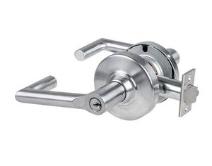 Schlage ALX70P-BRK Boardwalk Classroom Keyed Entry Door Lever Set