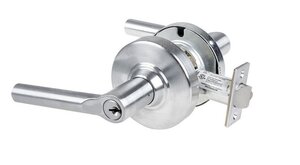 Schlage ALX53P-BRW Broadway Entrance Keyed Entry Door Lever Set