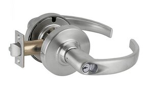 Schlage ND80RDEL/EU-SPA Sparta Storeroom Electrically Locked/Unlocked Door Lever Set with Full Size Interchangeable Core
