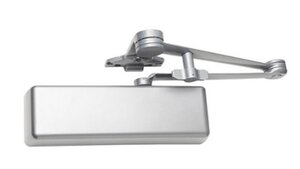 LCN 4111HCUSHLH Heavy Duty Left Hand Adjustable Surface Mounted Push Side Door Closer with Hold Open Cush Arm
